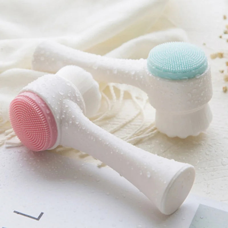 1Pc- Silicone Pet Paw Cleaner & Massage Brush - Dual-Sided Dog Grooming Tool for Healthy Coats and Claws