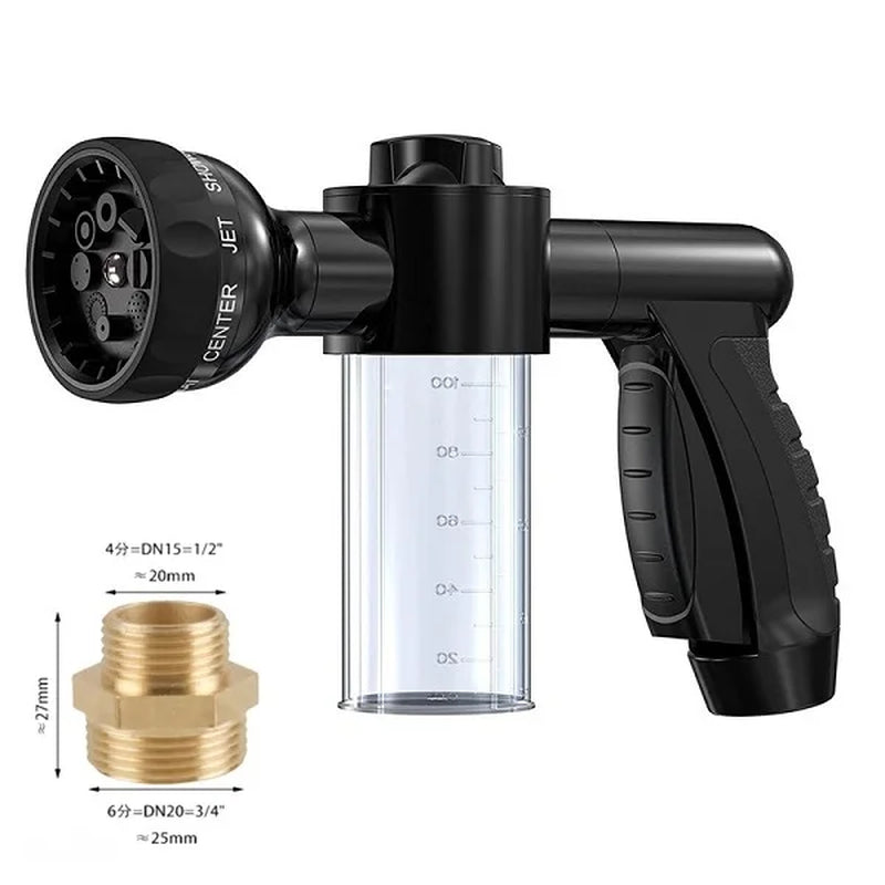 Pet Shower Nozzle Sprayer Hose Dog Shower Gun 3 Mode Adjustable Pet Wash Cleaning Bath Water Foam Soap Sprayer Dog Clean Tools