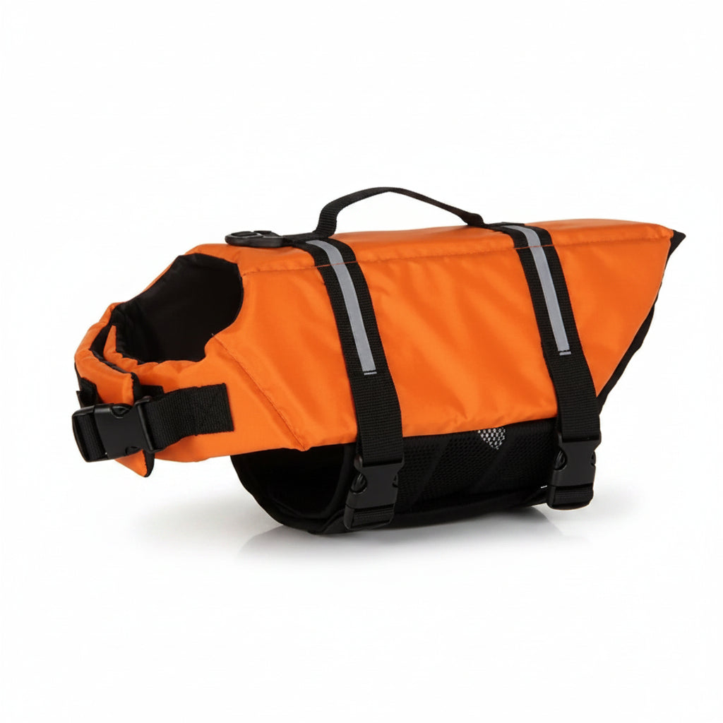 Dog Life Jacket Reflective Adjustable Large Dogs Swimwear Safety Vest Surfing Sailboat Enhanced Buoyancy Pet Lifejackets