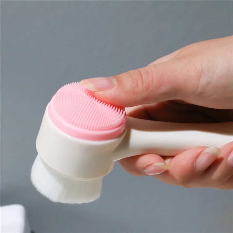 1Pc- Silicone Pet Paw Cleaner & Massage Brush - Dual-Sided Dog Grooming Tool for Healthy Coats and Claws